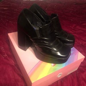 Jeffrey Campbell platform heel booties Size 8.5